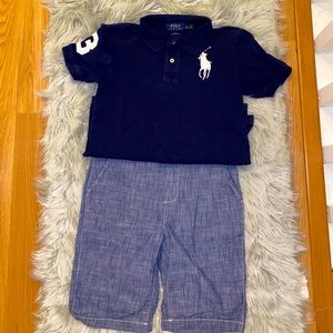POLO Ralph Lauren  Shirt and Short . Big kids